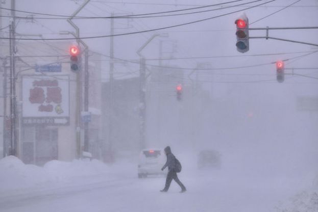 北海道大雪。