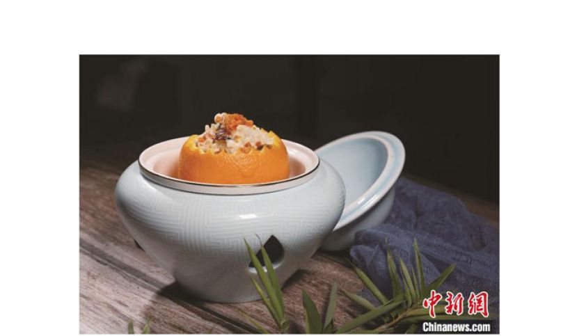 《山家清供》中写到的&ldquo;蟹酿橙&rdquo;。