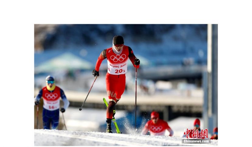 王强在比赛中。