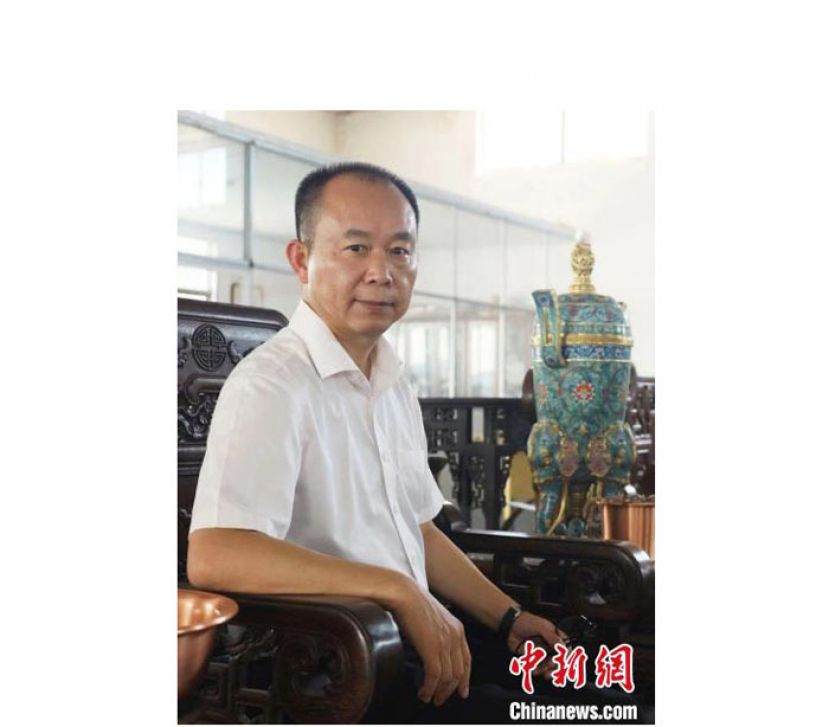 &ldquo;焚失法&rdquo;技艺传承人赵敏。