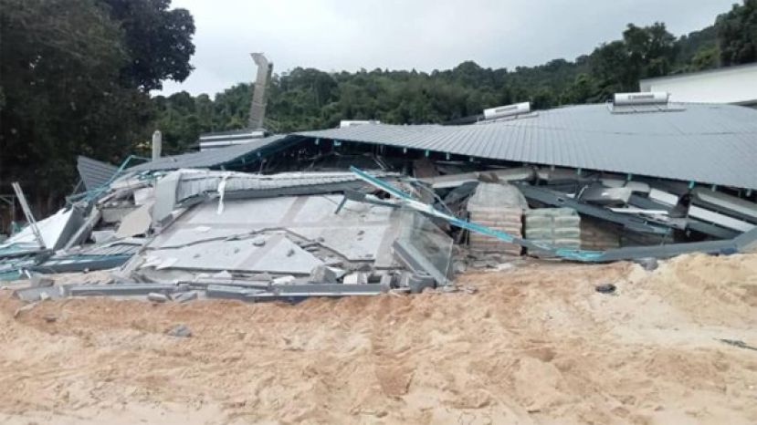 度假村建筑物发生坍塌4人已获救另4人失踪