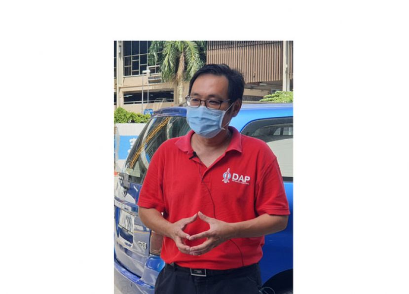 砂民主行动党主席张健仁。