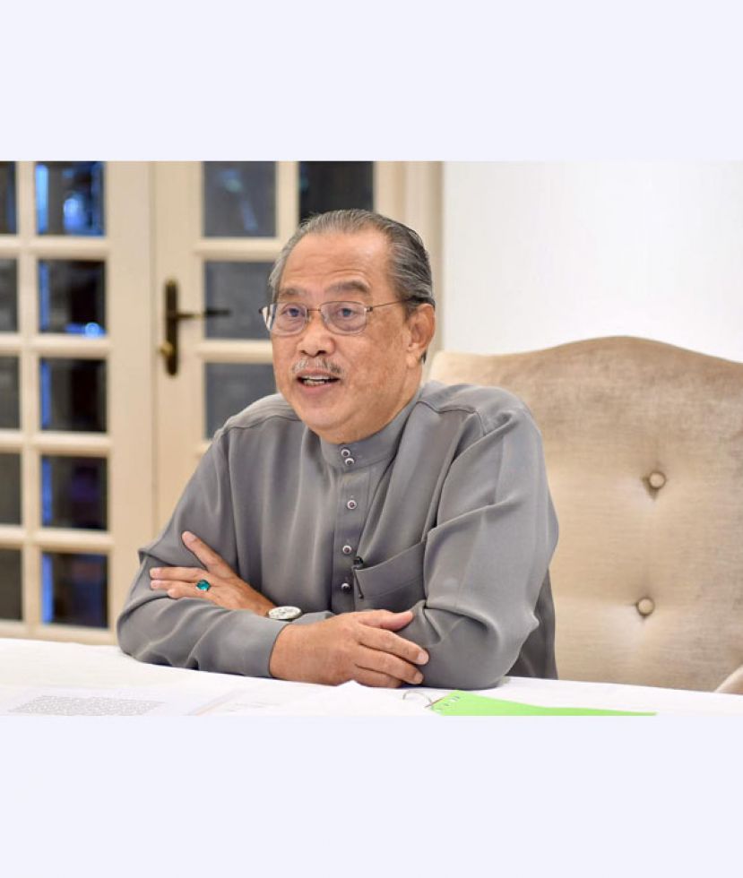 首相丹斯里慕尤丁。