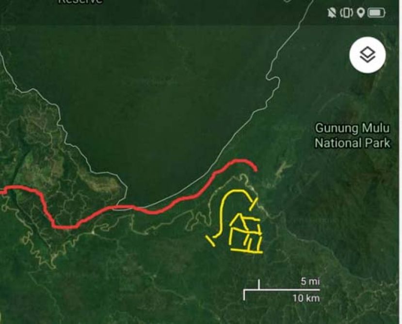 男子失踪地点靠近姆鲁国家公园。