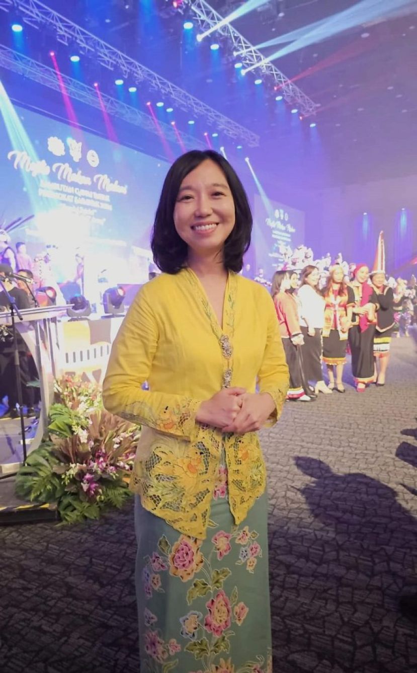 人联党妇女组主席兼砂总理署政治秘书许德婉。