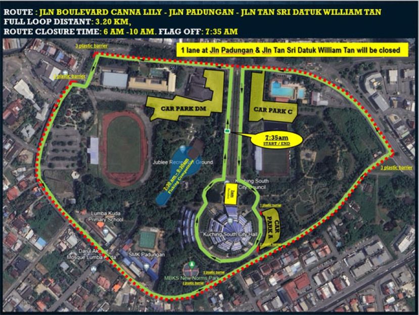 10月21日 第二届古晋南市无车日活动