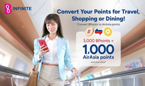 AirAsia rewards 与 B Infinite 合作推出双向积分兑换，以提升会员福利