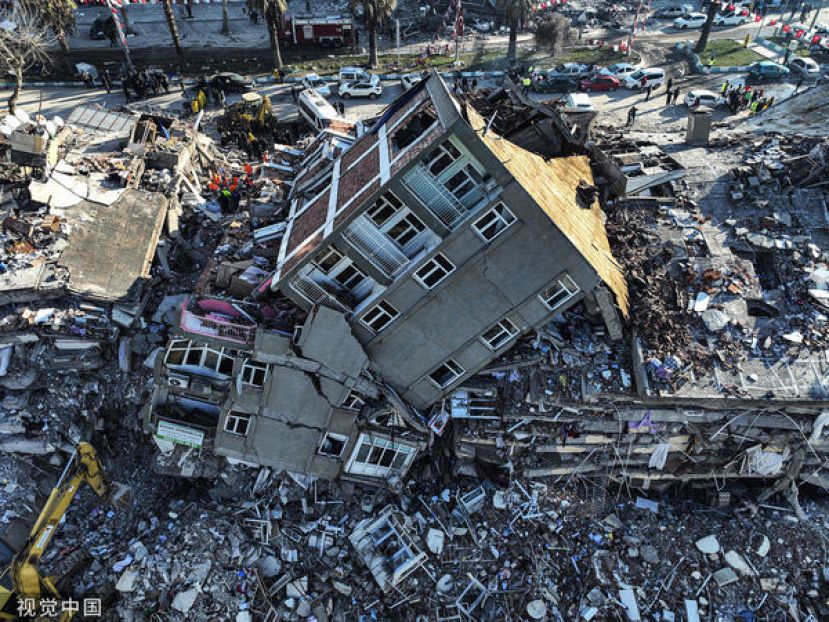 土耳其灾区现况。