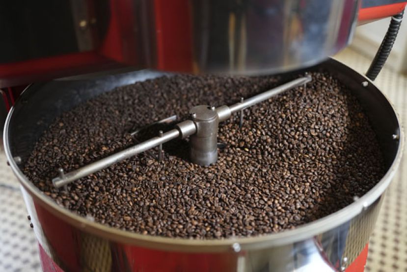 来自巴西的咖啡豆。