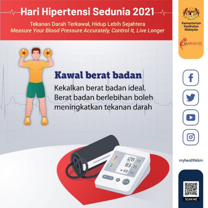 为预防高血压病，国人需维持理想体重。