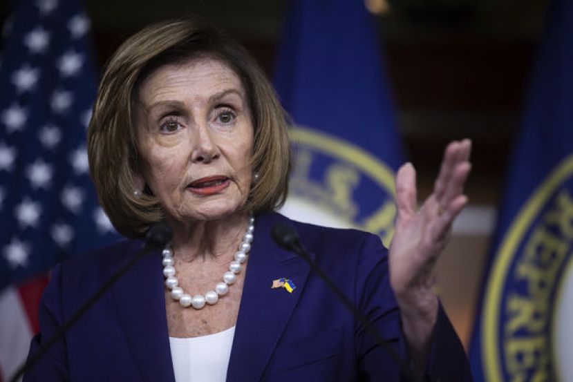 美国众议院议长佩洛西。