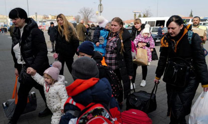 俄罗斯举办入俄公投，让不少仍居住在俄占区的乌克兰人决定逃离。