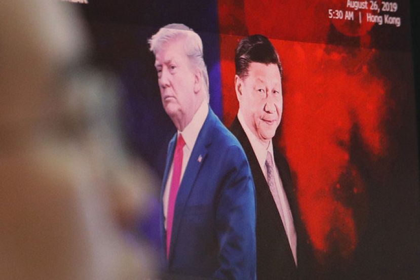特朗普与习近平。