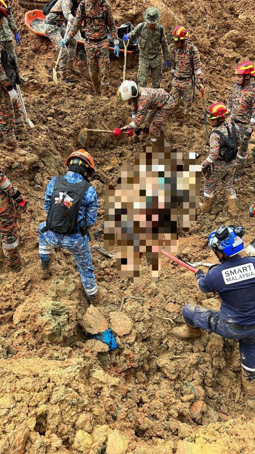 巴冬加里营地土崩 今日再4具罹难者遗体