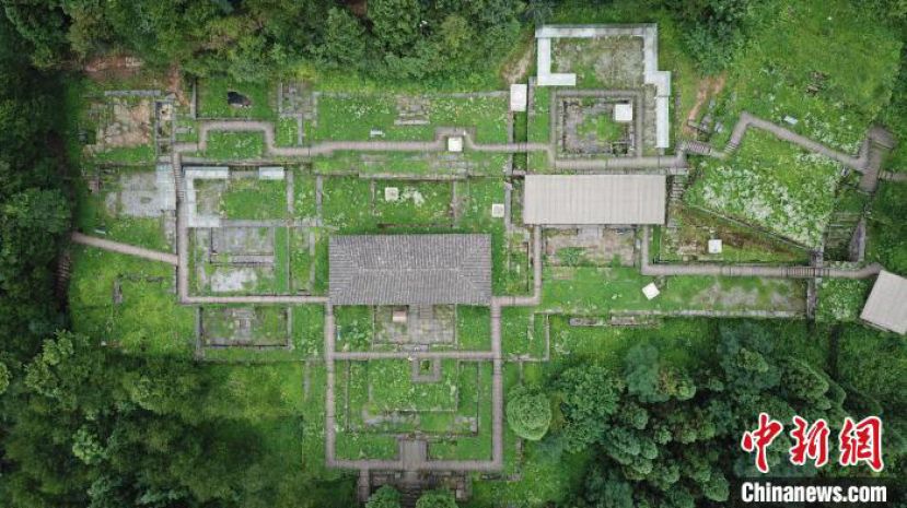 贵州遵义海龙屯&ldquo;新王宫&rdquo;遗址。