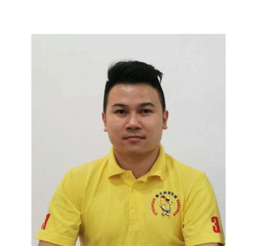 砂拉越人民联合党中央青年总团宣教秘书张鸿泉。