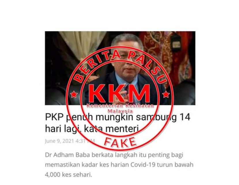 全面封锁将延长14天？卫生部：部长不曾说过！