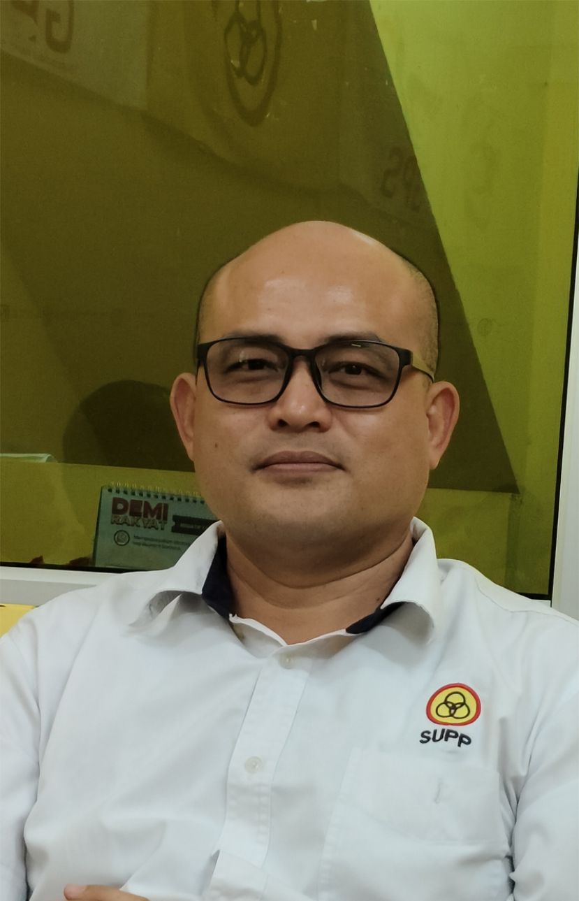 砂首长政治秘书兼砂人民联合党英吉利里支部主席柯若诚。