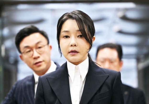  韩国前总统夫人金建希。