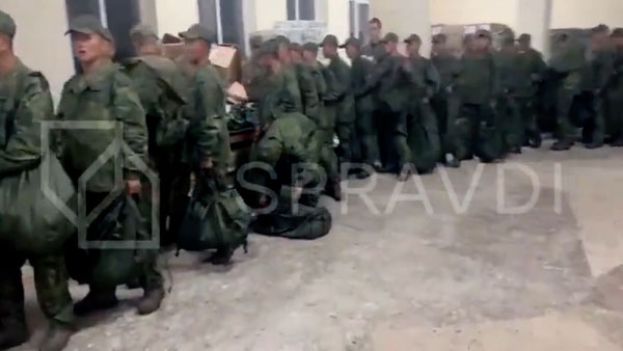 乌克兰先前曝光在俄国受训的朝鲜士兵影片。