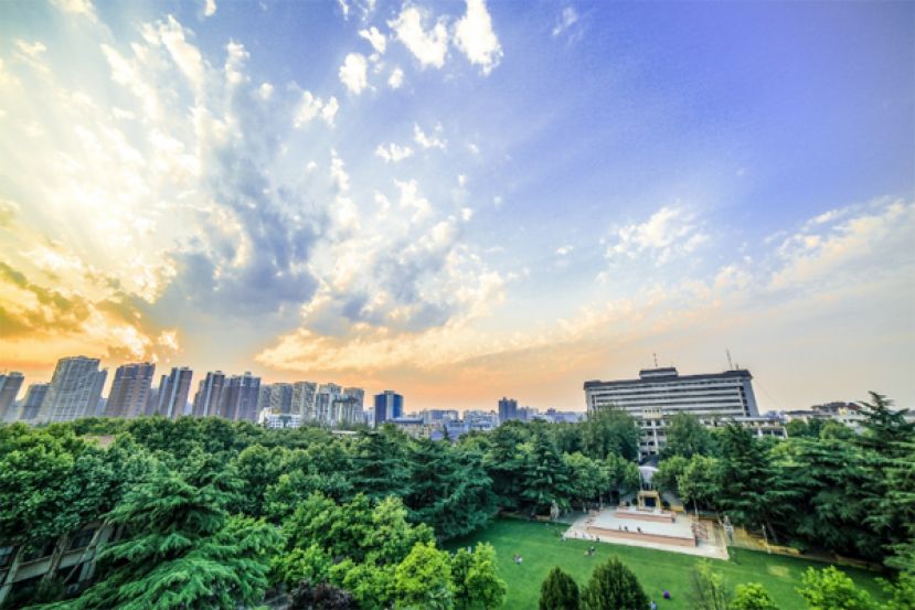 西北大学太白校区校园风景。图片来源：中国西北大学