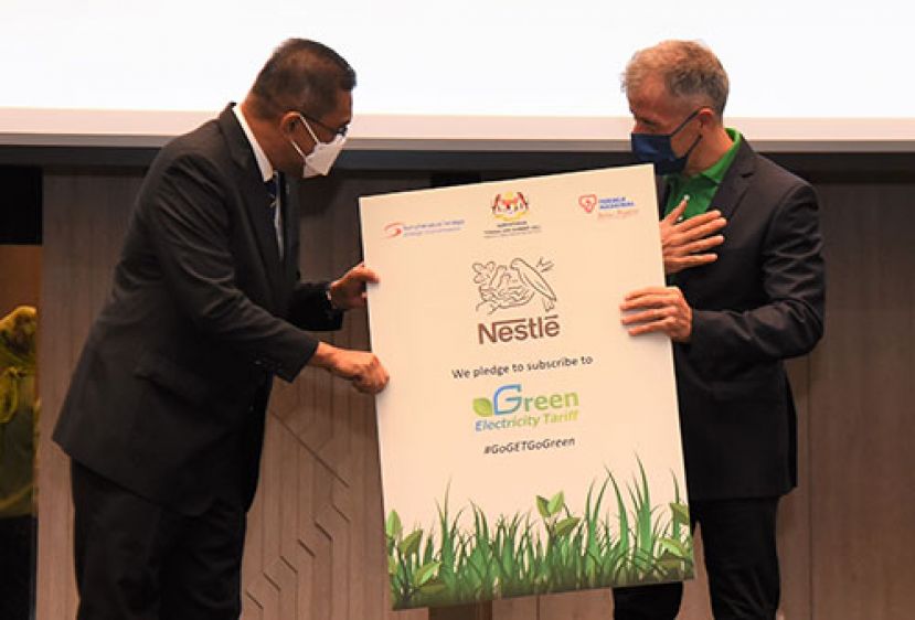 Nestl&eacute; Malaysia于2022年1月将100%的电力需求转向可再生能源