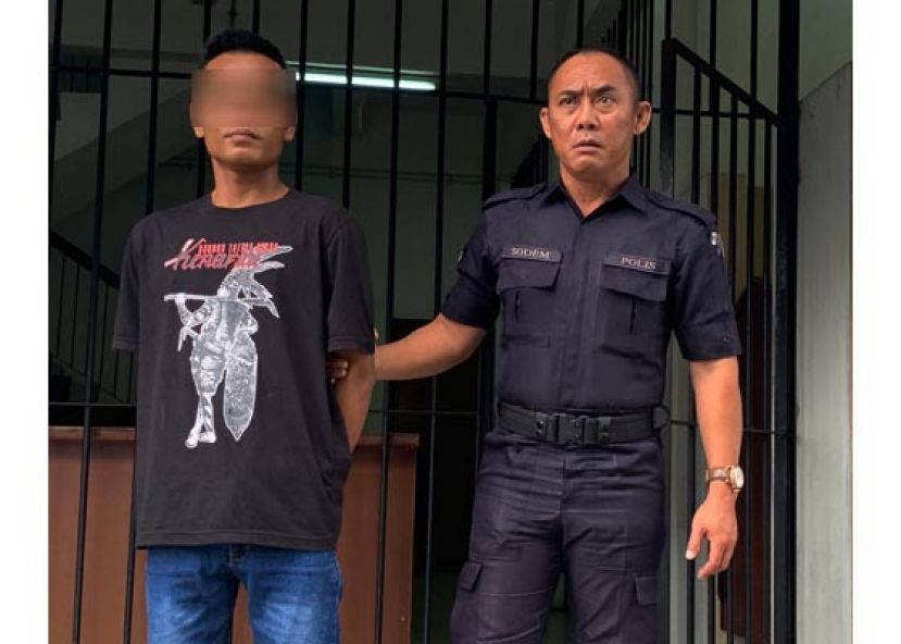  涉嫌抢劫及强奸女子的伊班嫌犯男子延扣5天调查。