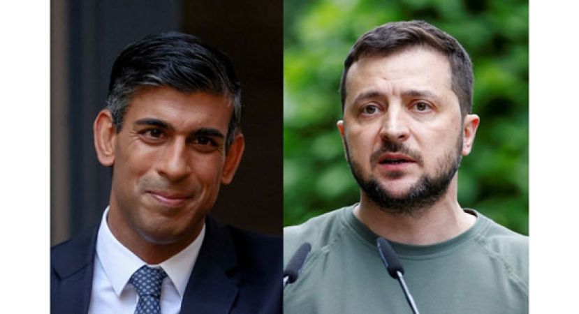 英相苏纳克与泽伦斯基通话。