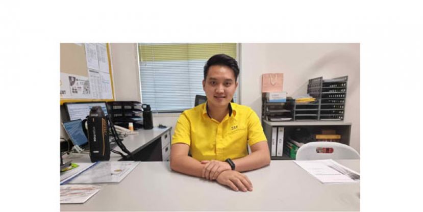 砂人联党青年总团宣教秘书许勋扬。