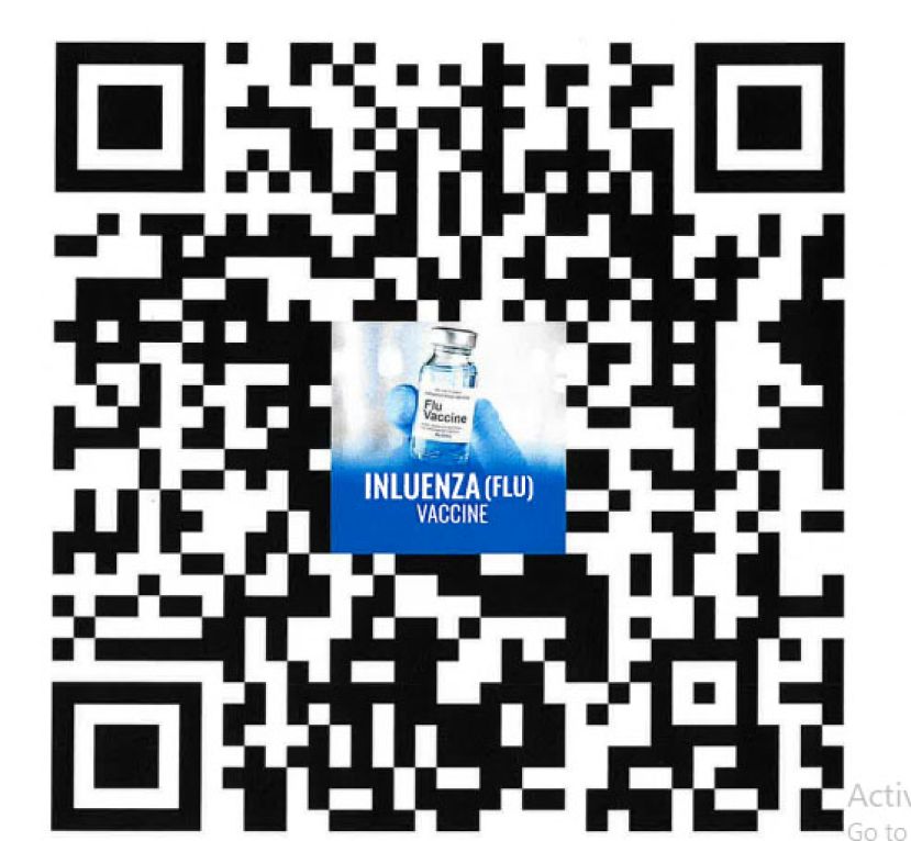 接种流感疫苗的乐龄人士二维码.