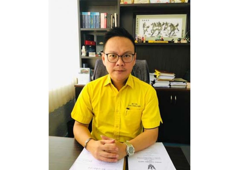 砂人联党青年总团秘书符祥威。