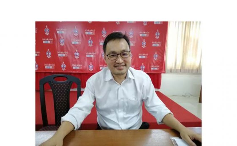 砂民主行动党主席张健仁。