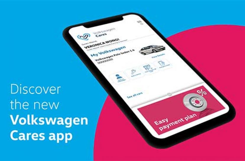 新Volkswagen Cares应用程式为车主提供更易获取的 个人化内容