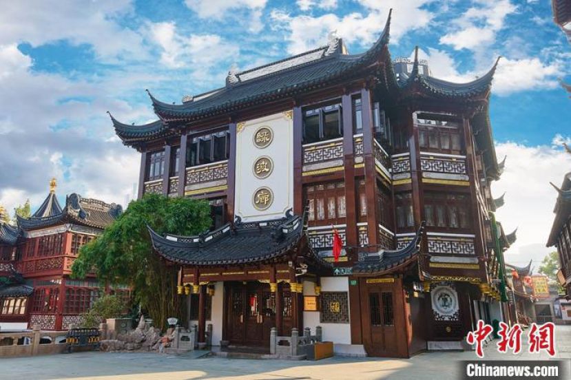 绿波廊酒楼外景。