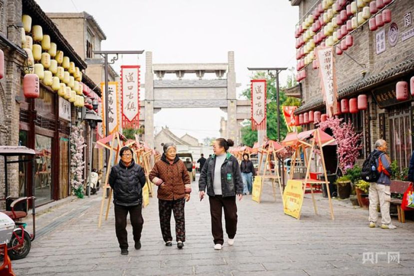 道口古镇保存着明清北方民居建筑。