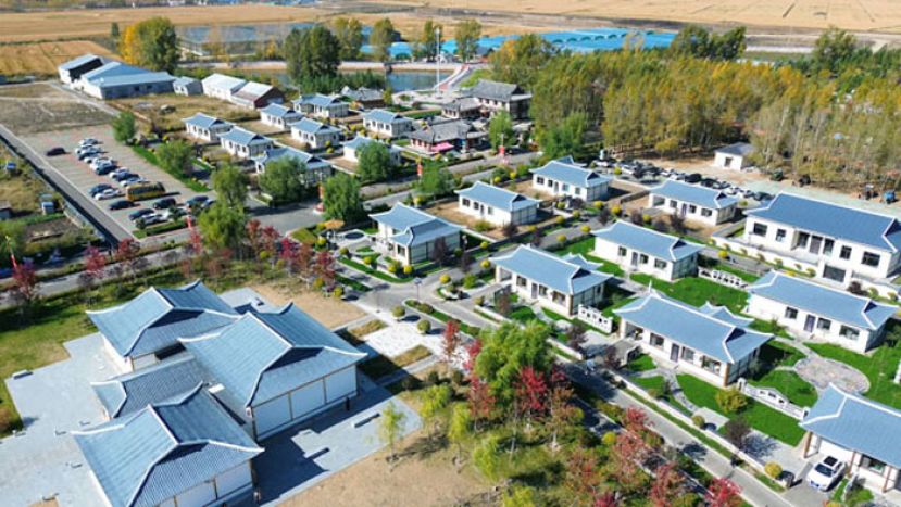 星火乡星火村民宿区。