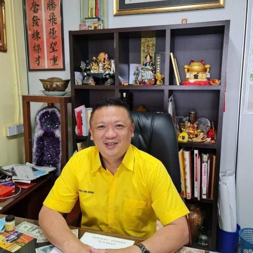 斯里阿曼省华人最高领袖天猛公郭翼升。