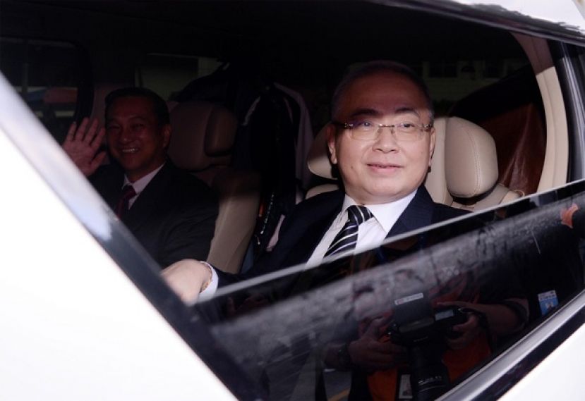 拿督斯里魏家祥今午12时入宫觐见国家元首苏 丹阿都拉陛下。