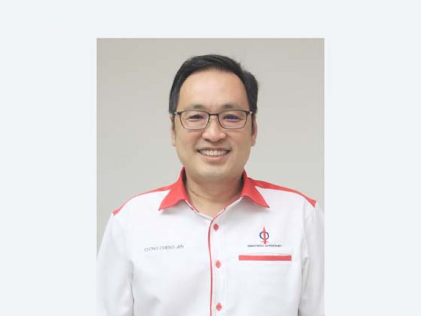 砂民主行动党主席张健仁。