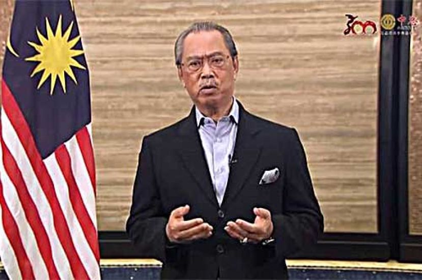 ●首相丹斯里慕尤丁。