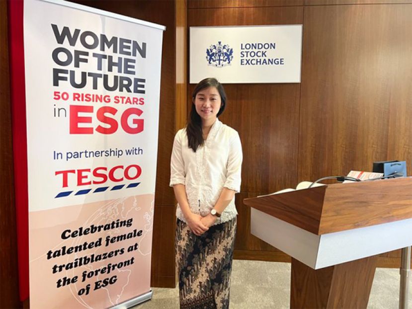 林慧艳是该公司最年轻的女董事，也是金务大企业社会责任部门的负责人。