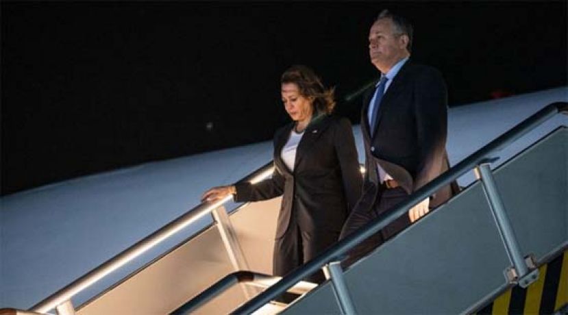 美国副总统贺锦丽到访菲律宾。