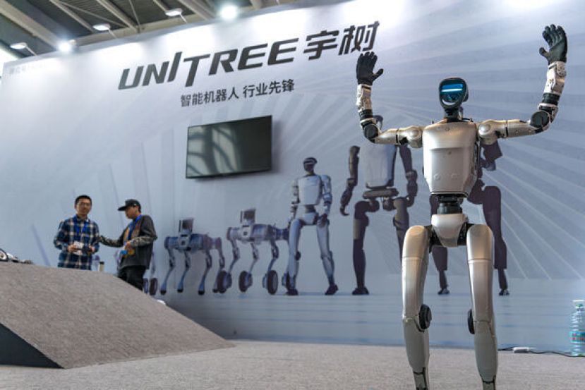 中国宇树科技机器人。