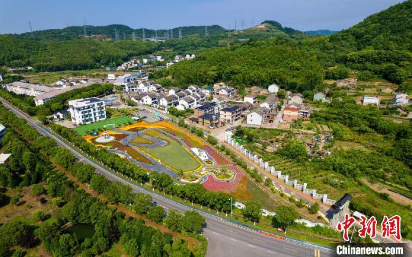 三毛公园俯瞰图。