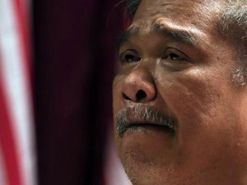 图示：国防部长末沙布证实儿子涉毒。