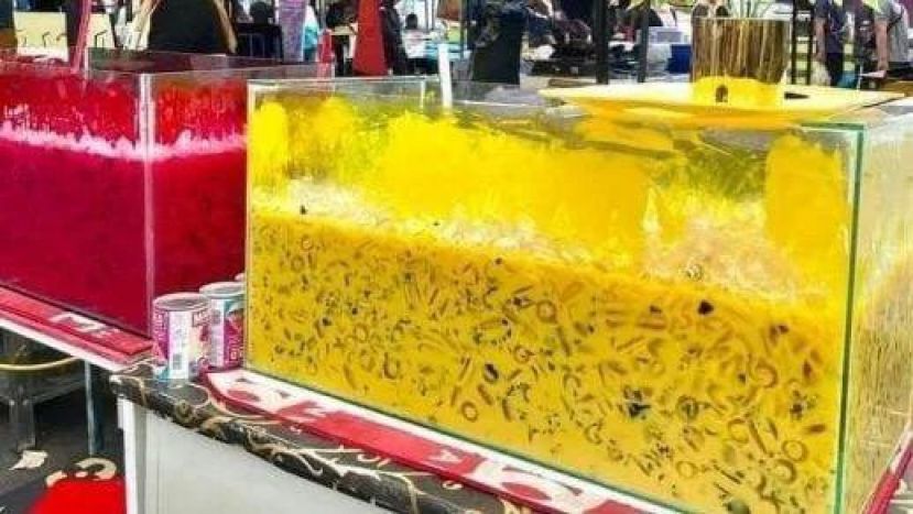 卫生部：鱼缸盛饮料售卖属于违法
