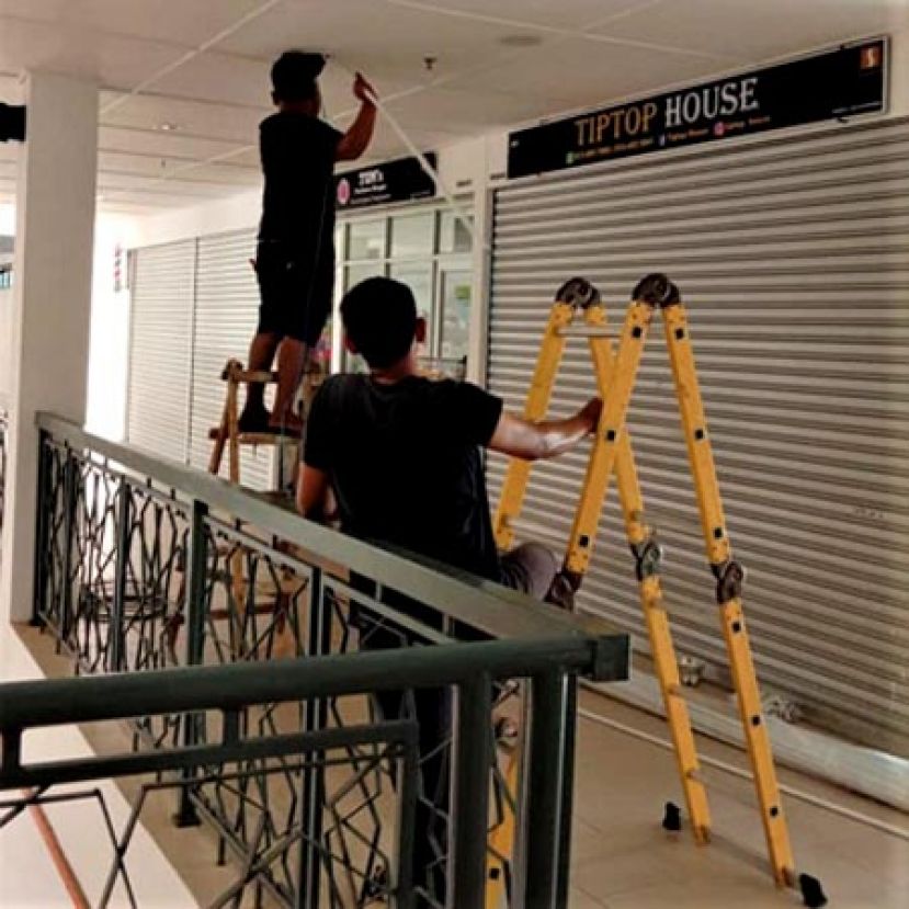 诗巫与美里的美丹商业中心提升设施。