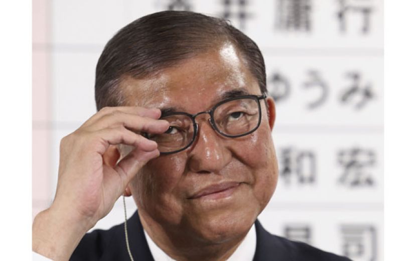 日本前首相石破茂。