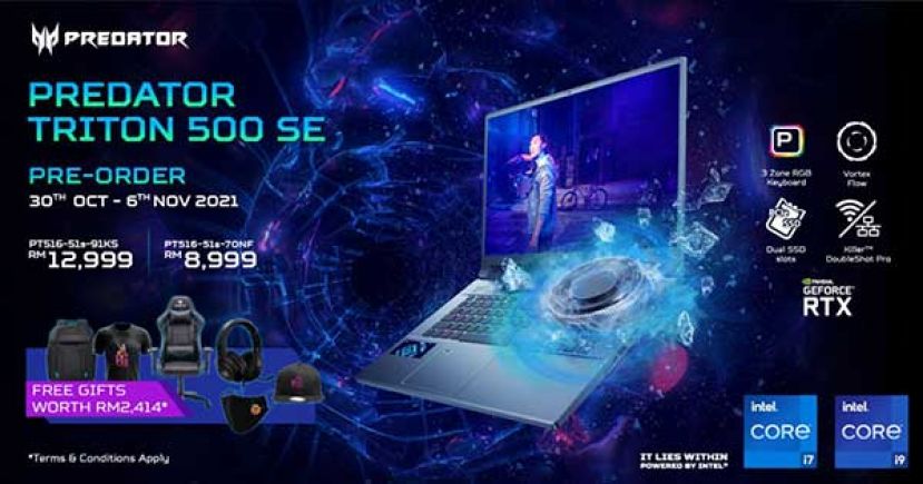 Acer 宣布在大马的推出最新 Predator 阵容