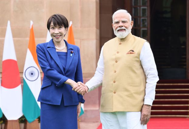 日本首相高市早苗日前出访印度，与印度总理莫迪於当地时间2日进行会谈。